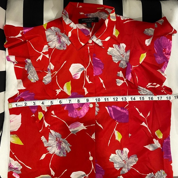 Banana Republic Dillon Shirt in Red - Picture 5 of 5